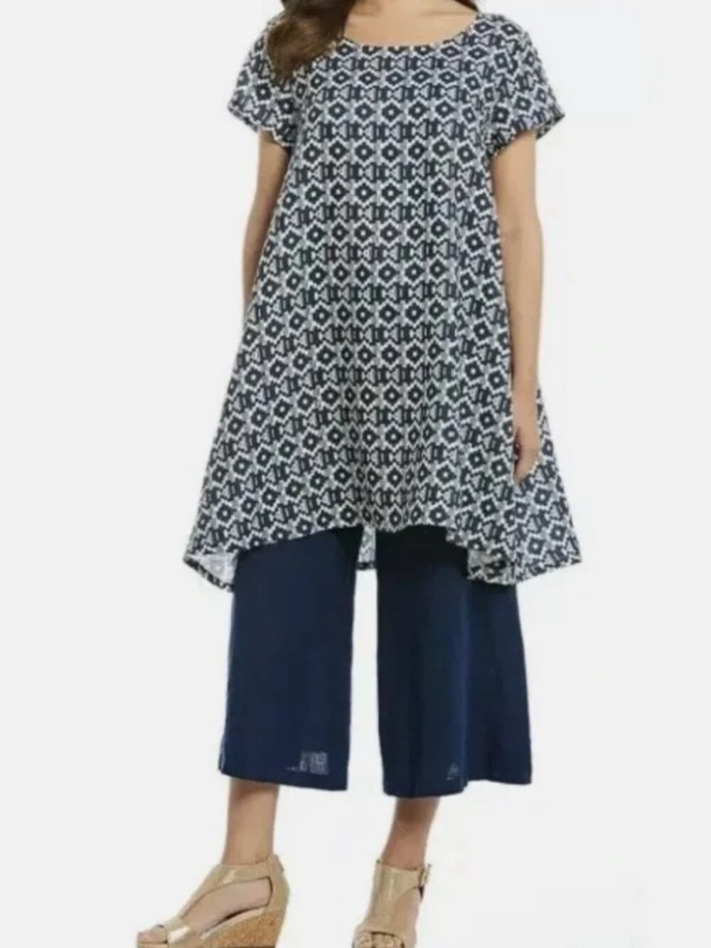 BRYN WALKER Ikat Winn Tunic~Large